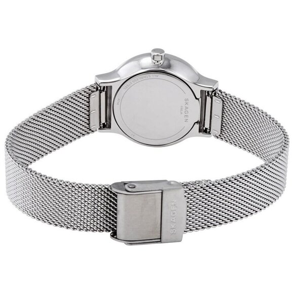 NWT Authentic Skagen Freja Quartz Silver Dial Women's Watch - Picture 3 of 3